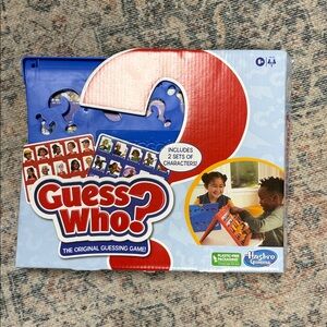 Guess Who? Game with Red and Blue Colors